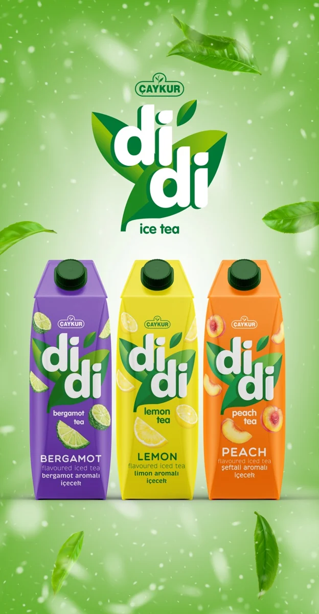 didi 1 litre Tetra Pak: Bergamot, Limon ve Şeftali